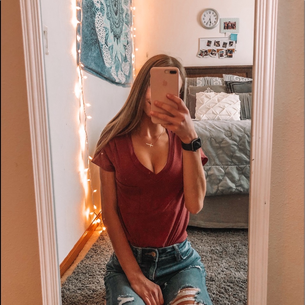 Charolette Russe V-Neck Top